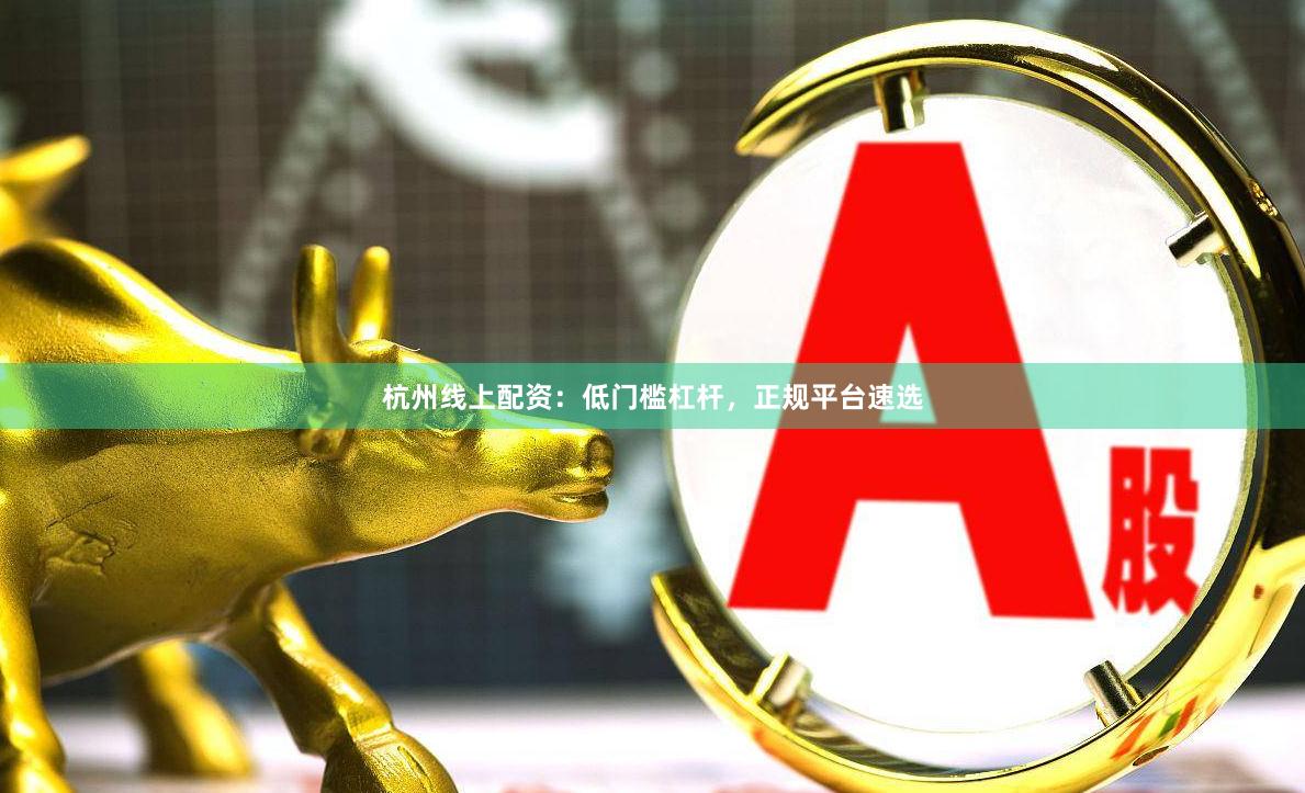杭州线上配资：低门槛杠杆，正规平台速选