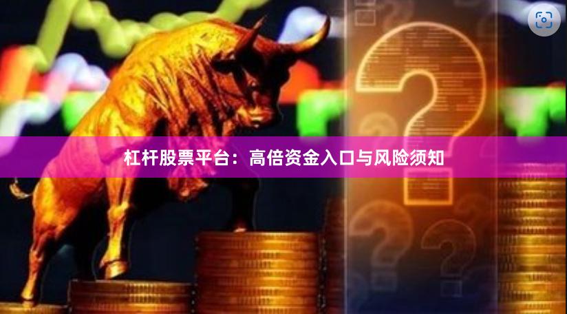 杠杆股票平台：高倍资金入口与风险须知